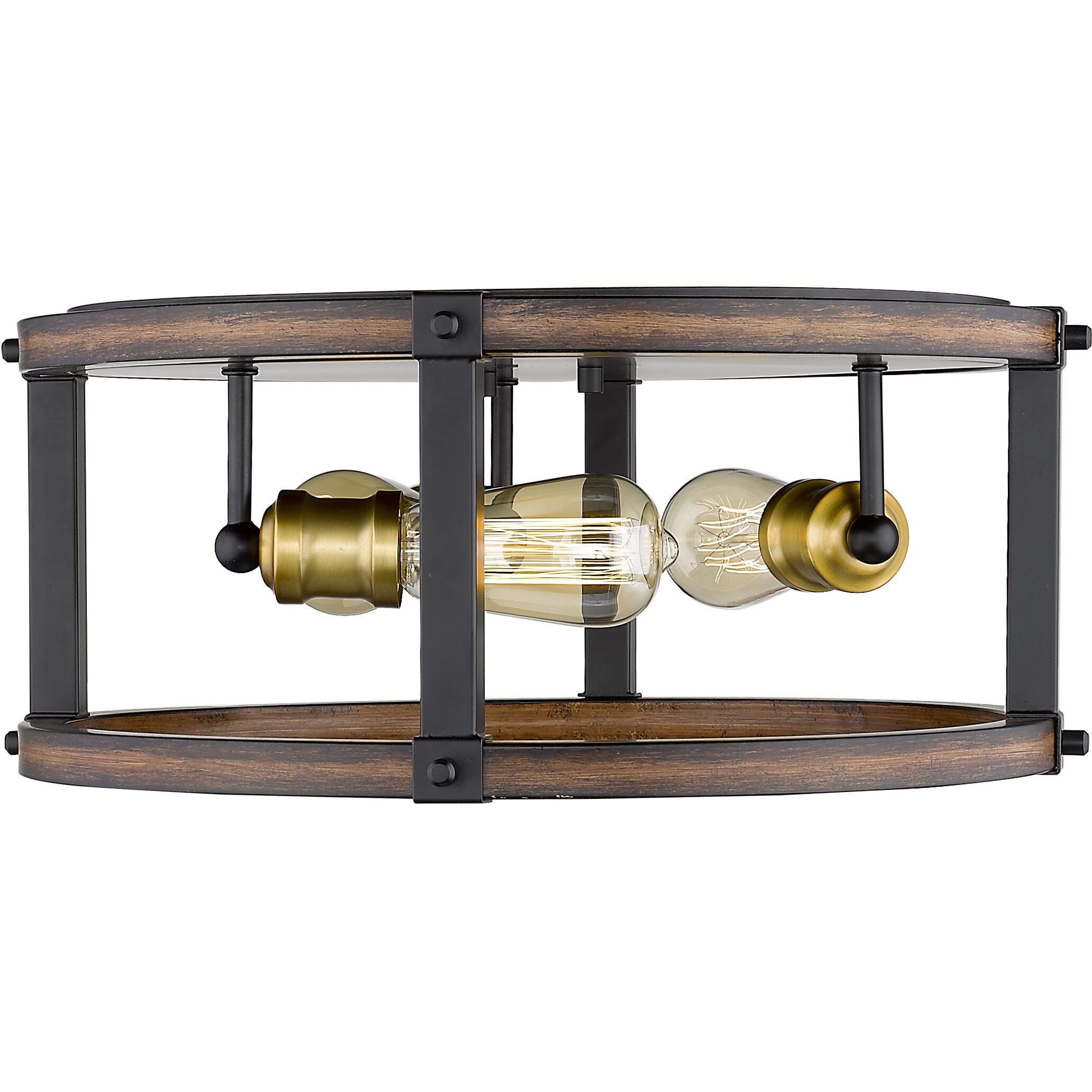 Kirkland 3 Light 16.25 inch Flush Mount