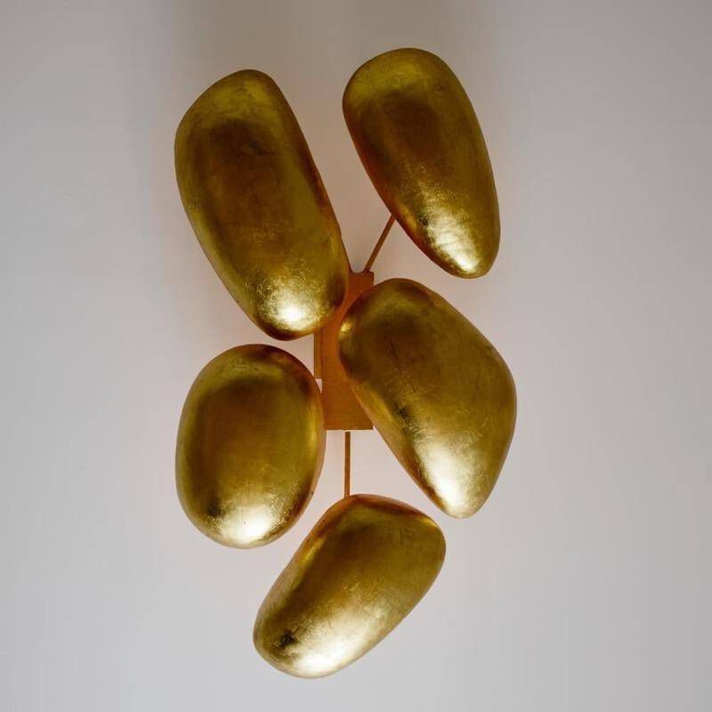 Theo 13 Light 54.5 inch Gold Leaf Flush Mount Ceiling Light