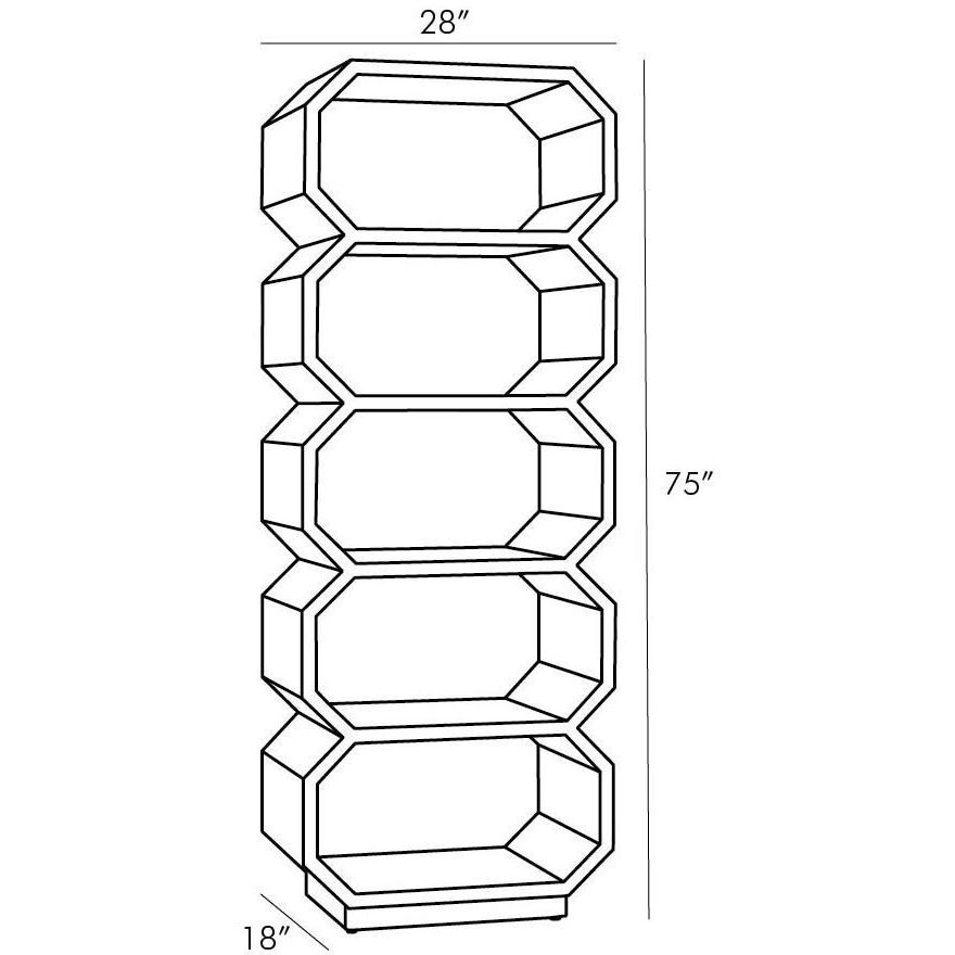 Riley Umber Bookshelf