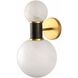 Cheyanne 2 Light 8 inch Opal Swirl Sconce Wall Light