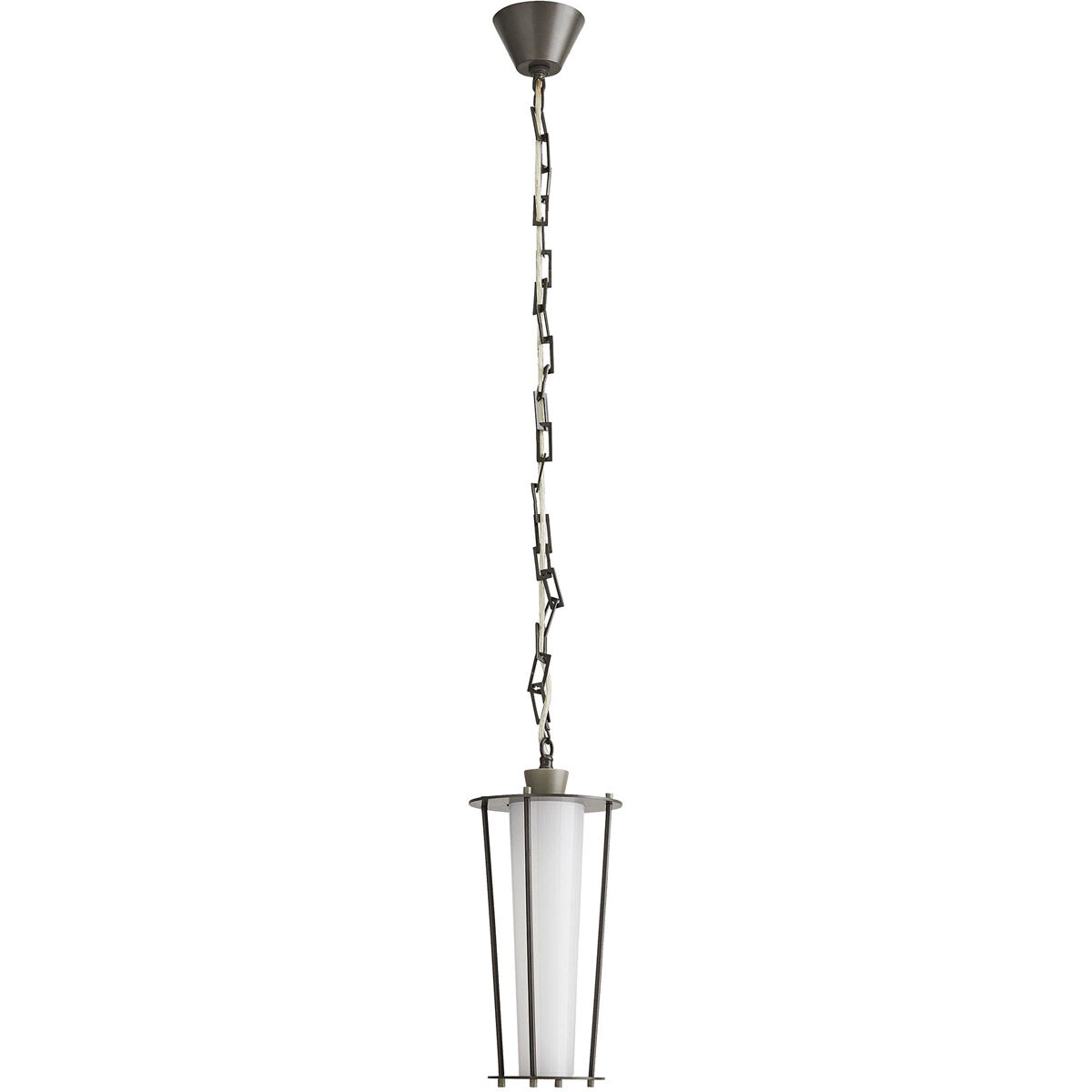 Sorel 1 Light 8 inch Aged Iron/Nickel Outdoor Pendant