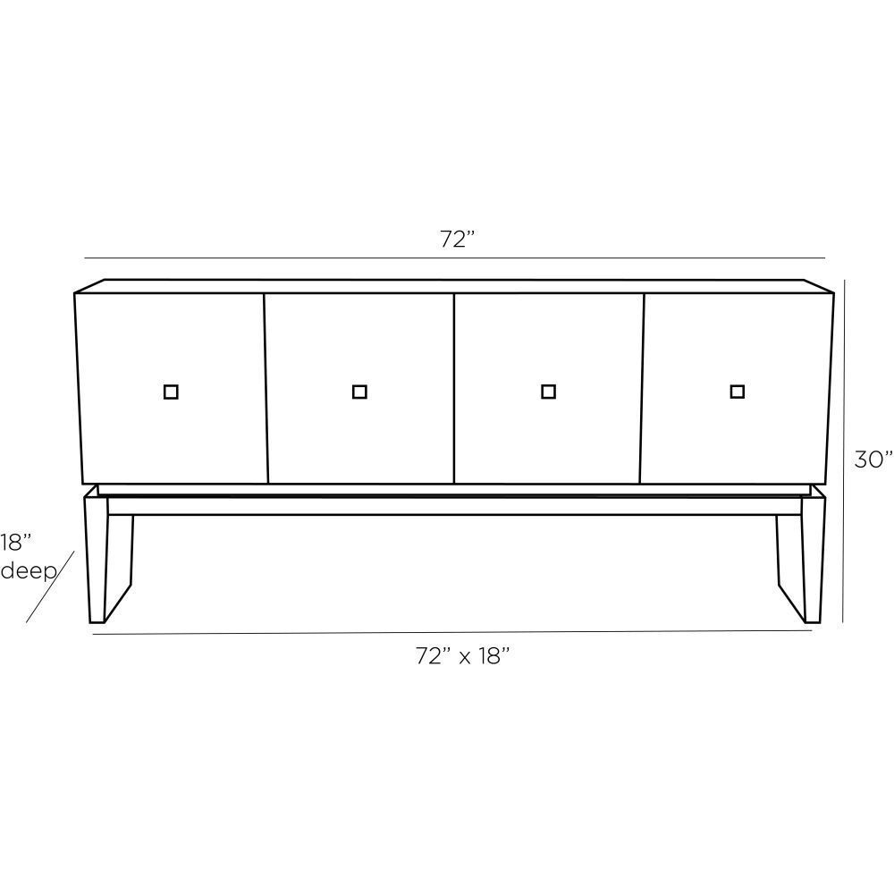 Renata 30 inch Sable Credenza
