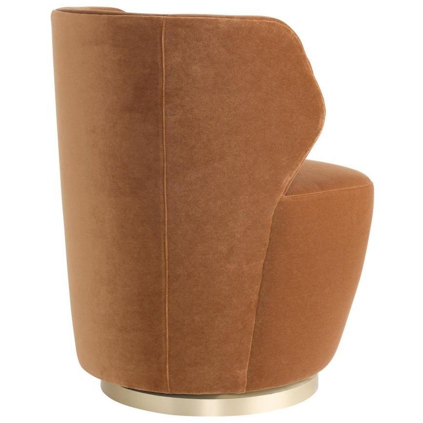 Poppy 32 inch Cider Swivel Chair