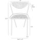 Fletcher Ebony and Blackened Iron Dining Chair
