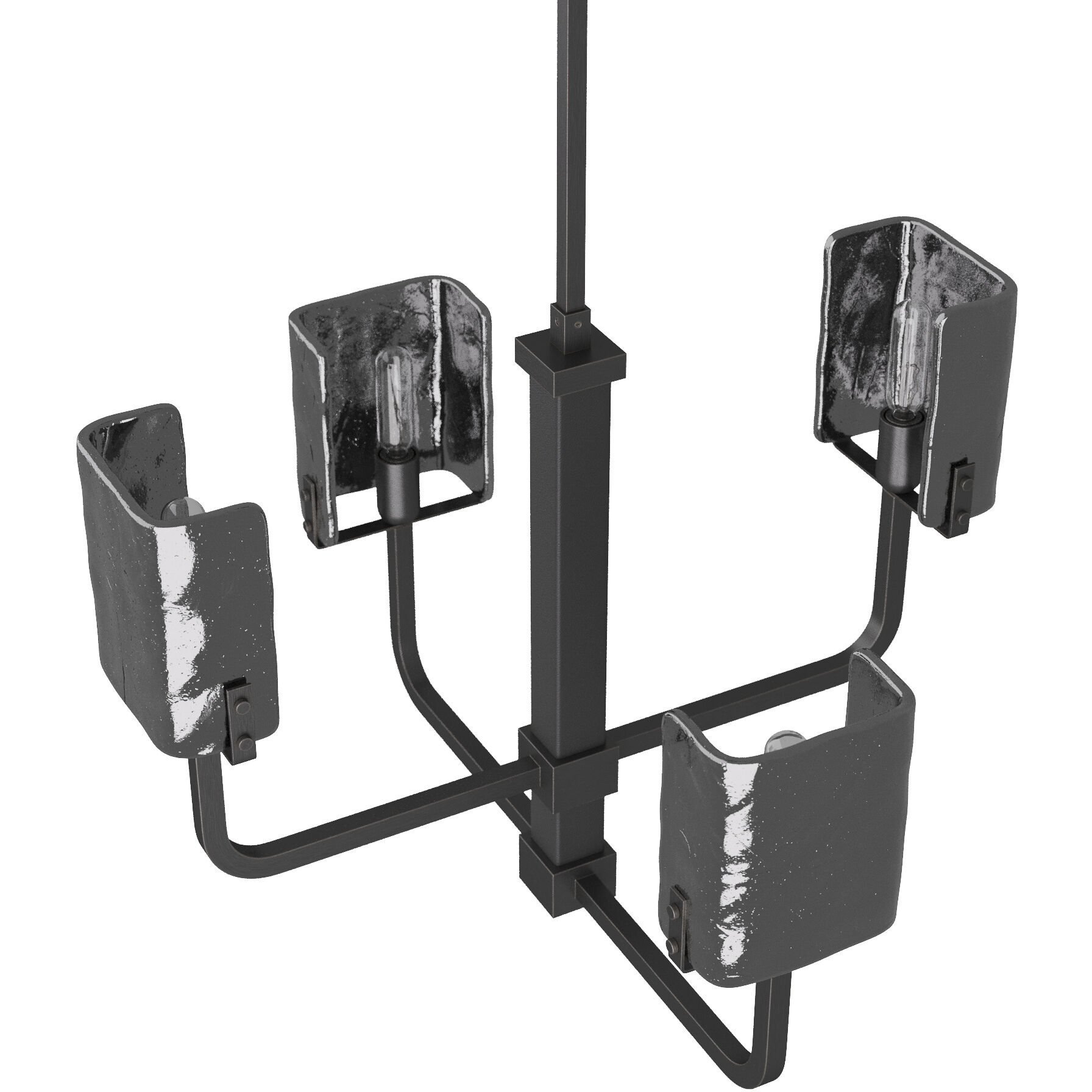 Yosef 4 Light 30 inch English Bronze Chandelier Ceiling Light