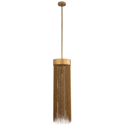 Fatima 1 Light 10 inch Vintage Brass Pendant Ceiling Light