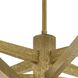 Griff 12 Light 56 inch Antique Brass Chandelier Ceiling Light, Large