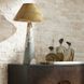 Chanel 100.00 watt Calacatta Viola Table Lamp Portable Light