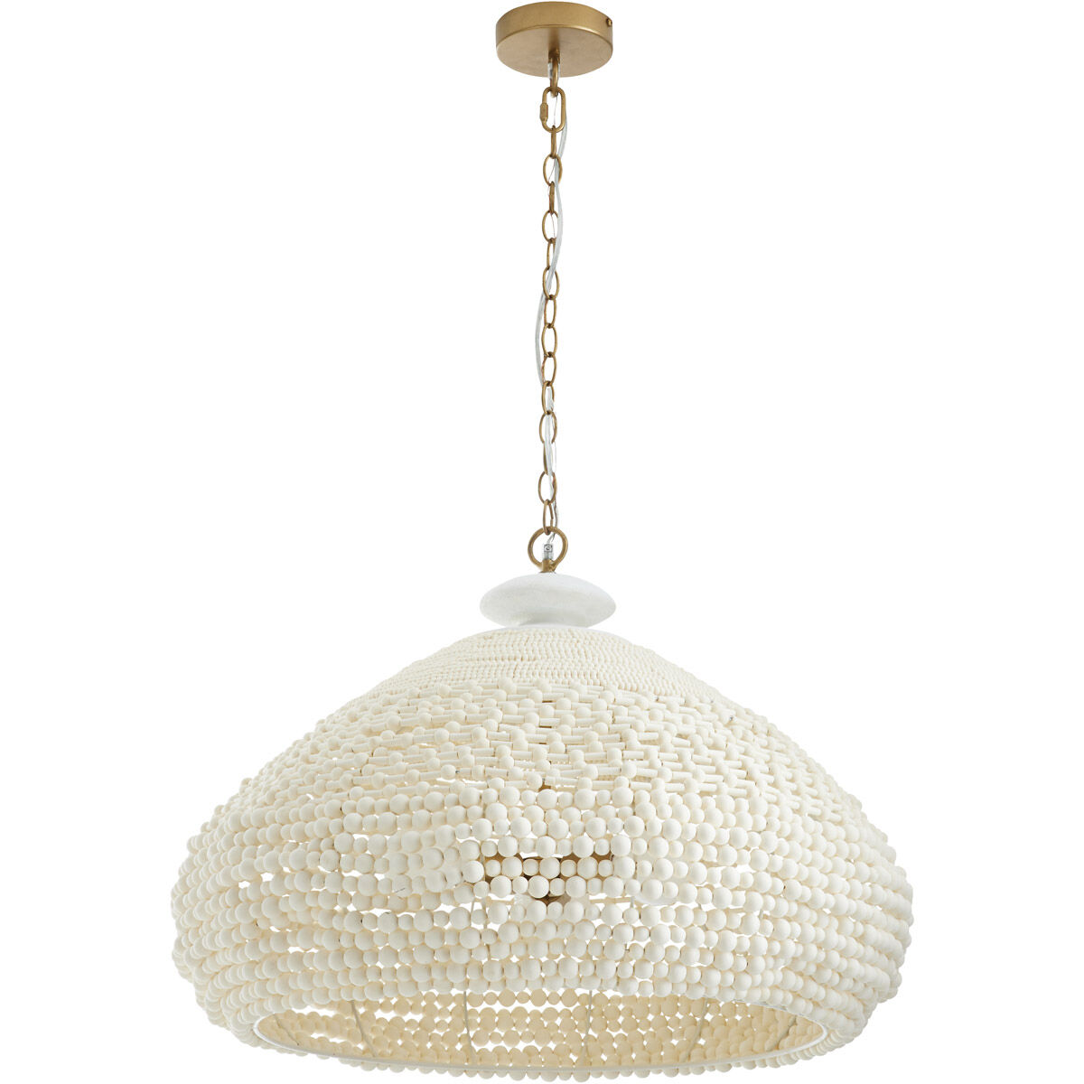 Lilo 3 Light 29 inch White and Antique Brass Chandelier Ceiling Light