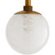 Troon 12 Light 56 inch Antique Brass Linear Chandelier Ceiling Light
