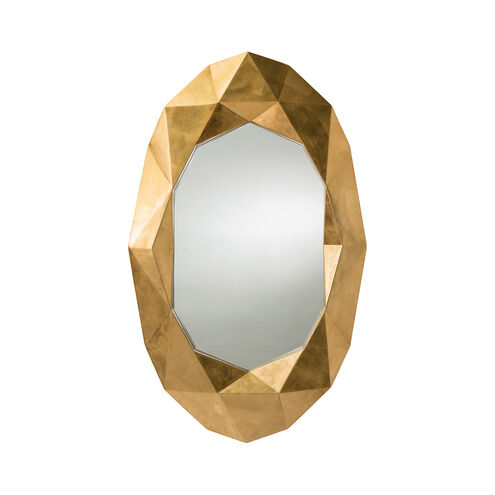 Fallon 52 X 32 inch Gold Leaf Wall Mirror, Oval 