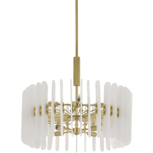Klaus 8 Light 25.5 inch Antique Brass Chandelier Ceiling Light