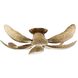 Farah 8 Light 44 inch Vintage Brass Flush Mount Ceiling Light