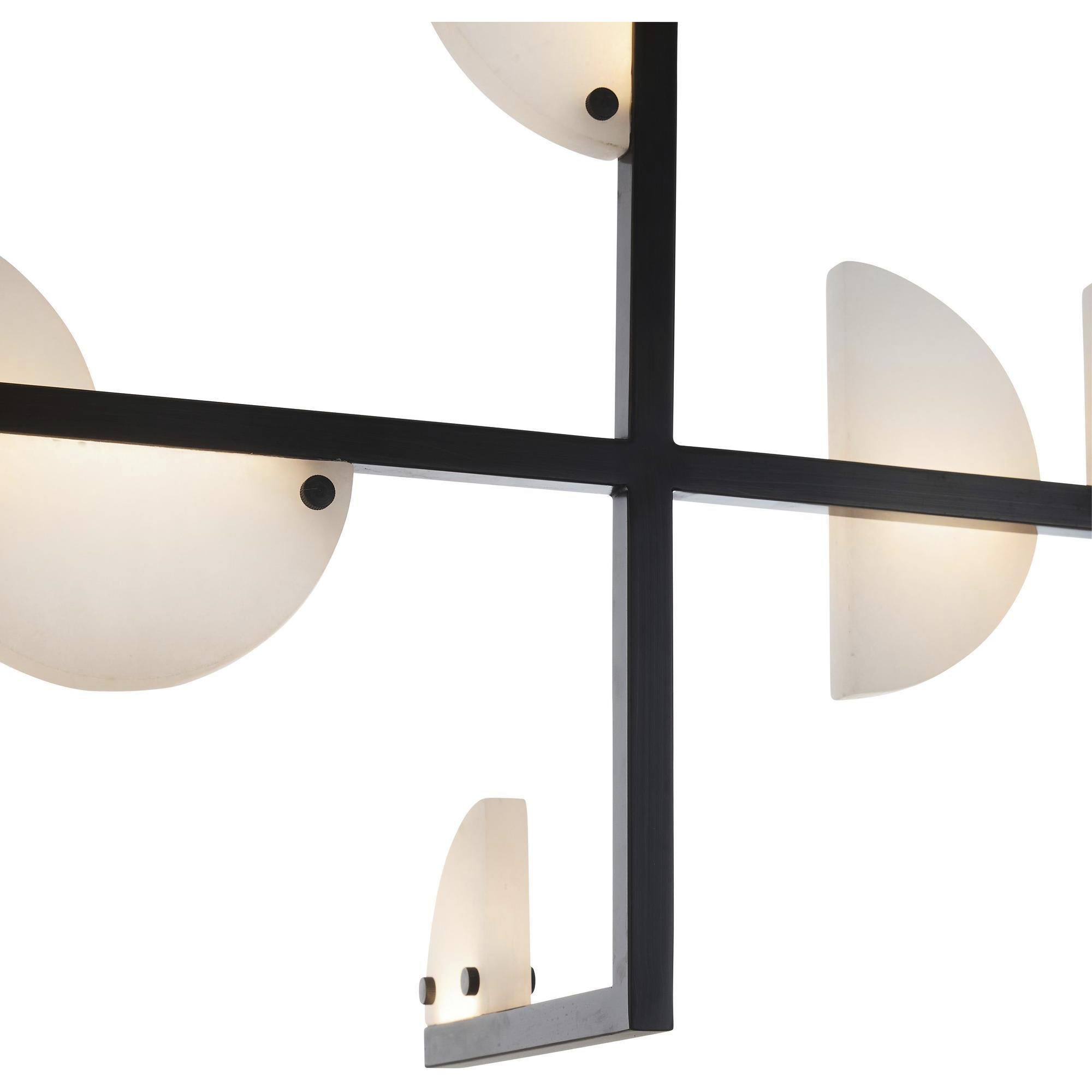 Nova 14 Light 39.5 inch English Bronze Linear Chandelier Ceiling Light