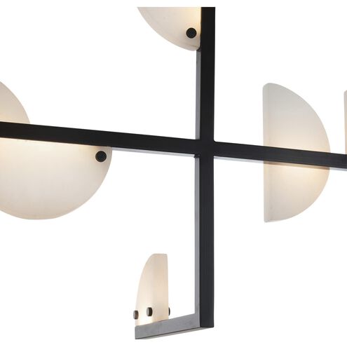 Nova 14 Light 39.5 inch English Bronze Linear Chandelier Ceiling Light