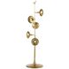 Coltrane 25.00 watt Antique Brass Floor Lamp Portable Light