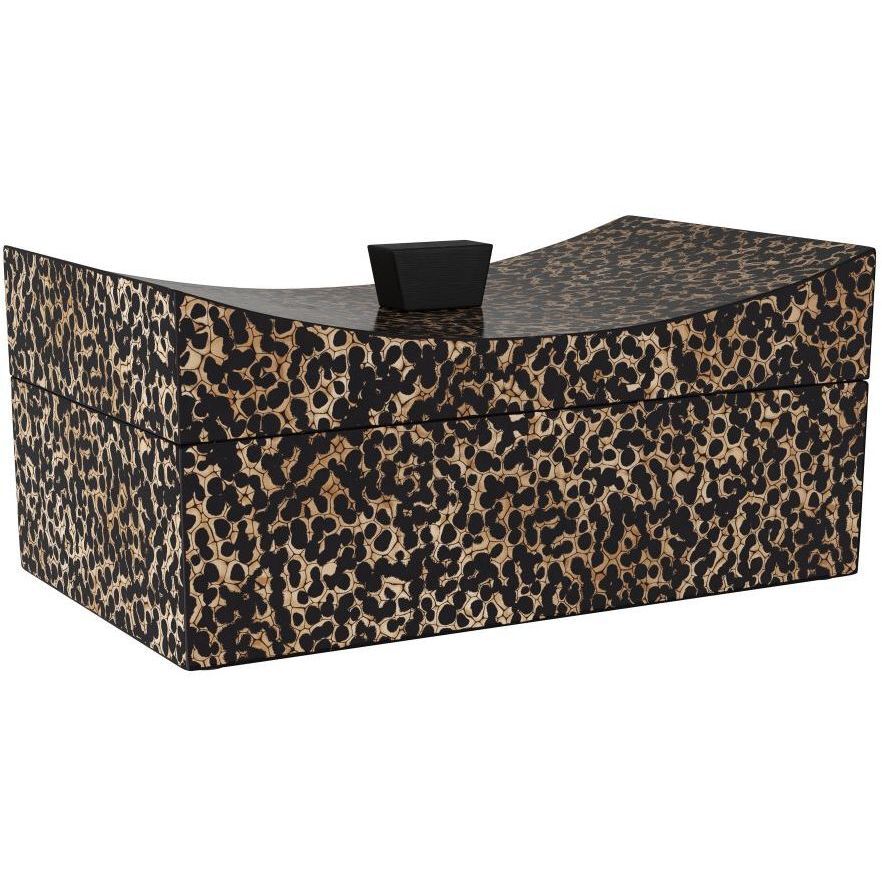 Yarin 12 inch Black & Ivory Box