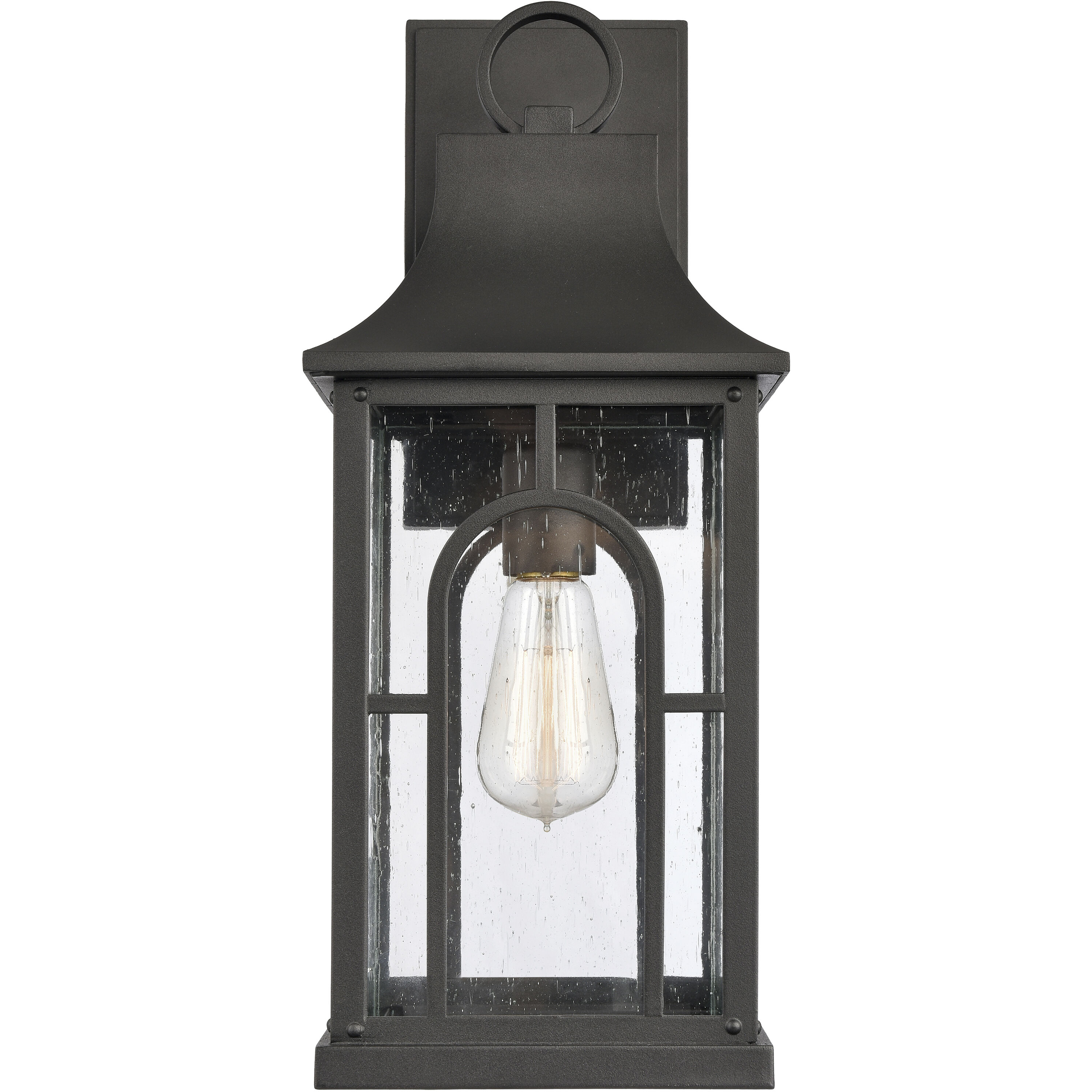 Triumph 1 Light 17.75 inch Textured Black Outdoor Wall Sconce