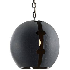 Hartland 1 Light 16 inch Matte Charcoal Pendant Ceiling Light
