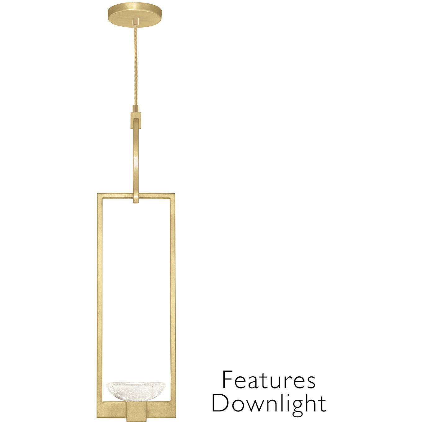 Delphi LED 7 inch Gold Drop Light Ceiling Light