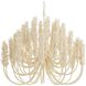 Kaia 6 Light 39 inch White Chandelier Ceiling Light