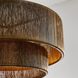 Creighton 3 Light 35 inch Vintage Brass Chandelier Ceiling Light
