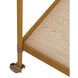 Sanders 33.5 inch Russet Bar Cart