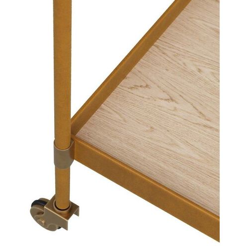 Sanders 33.5 inch Russet Bar Cart