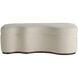 Shoal Sand and Dark Walnut Bench, Left