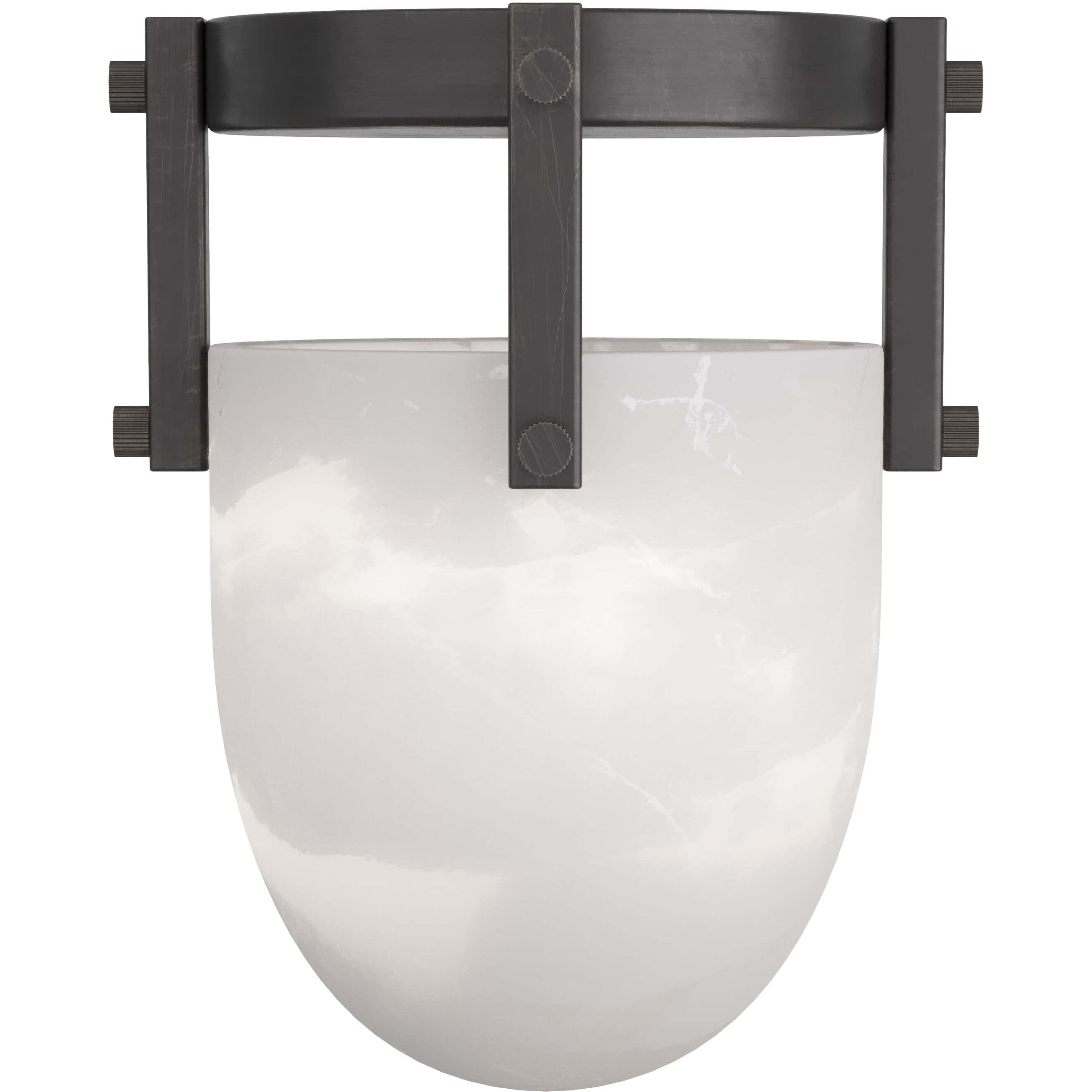 Toren 1 Light 8 inch White Flush Mount Ceiling Light