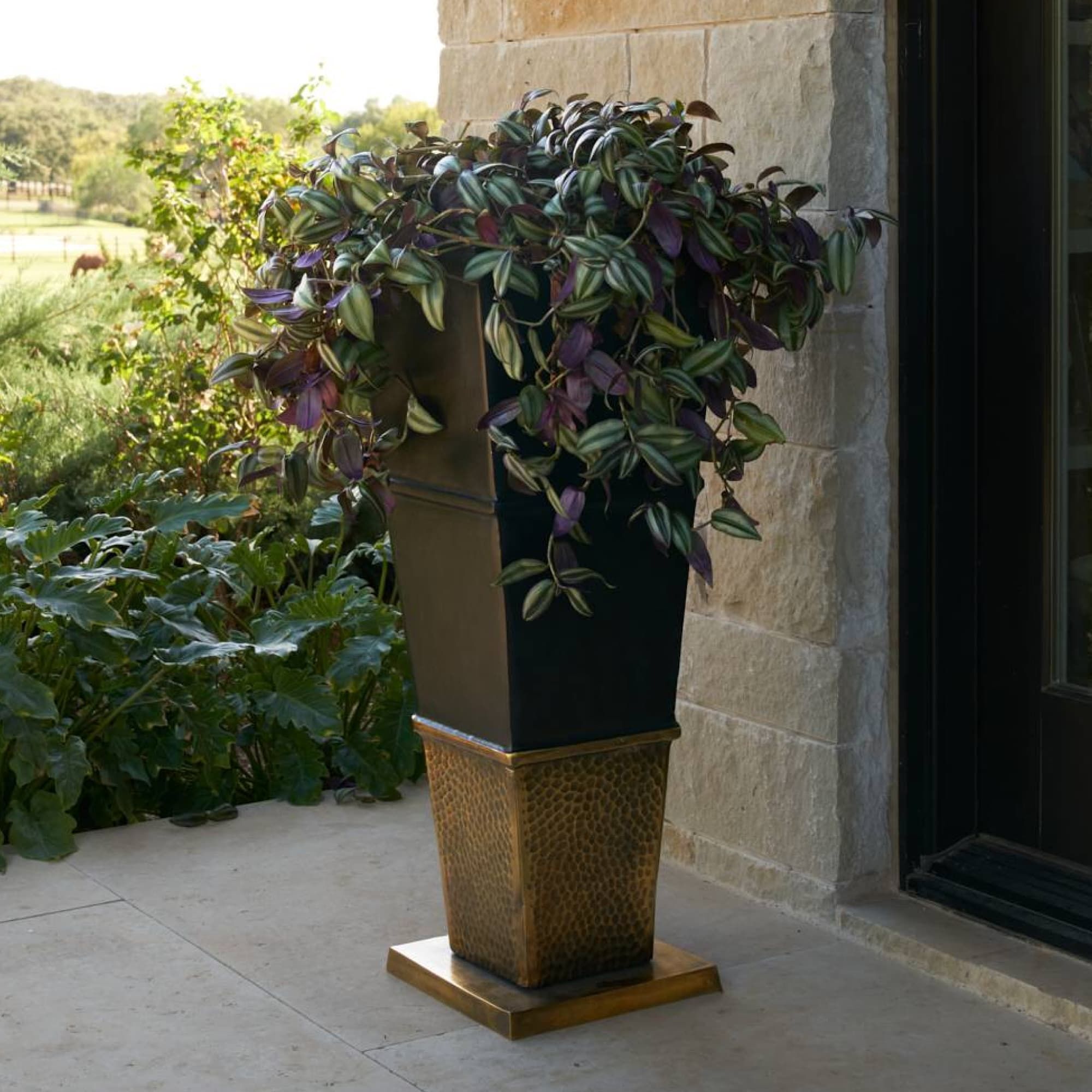 Chaparral Bronze Outdoor Planter