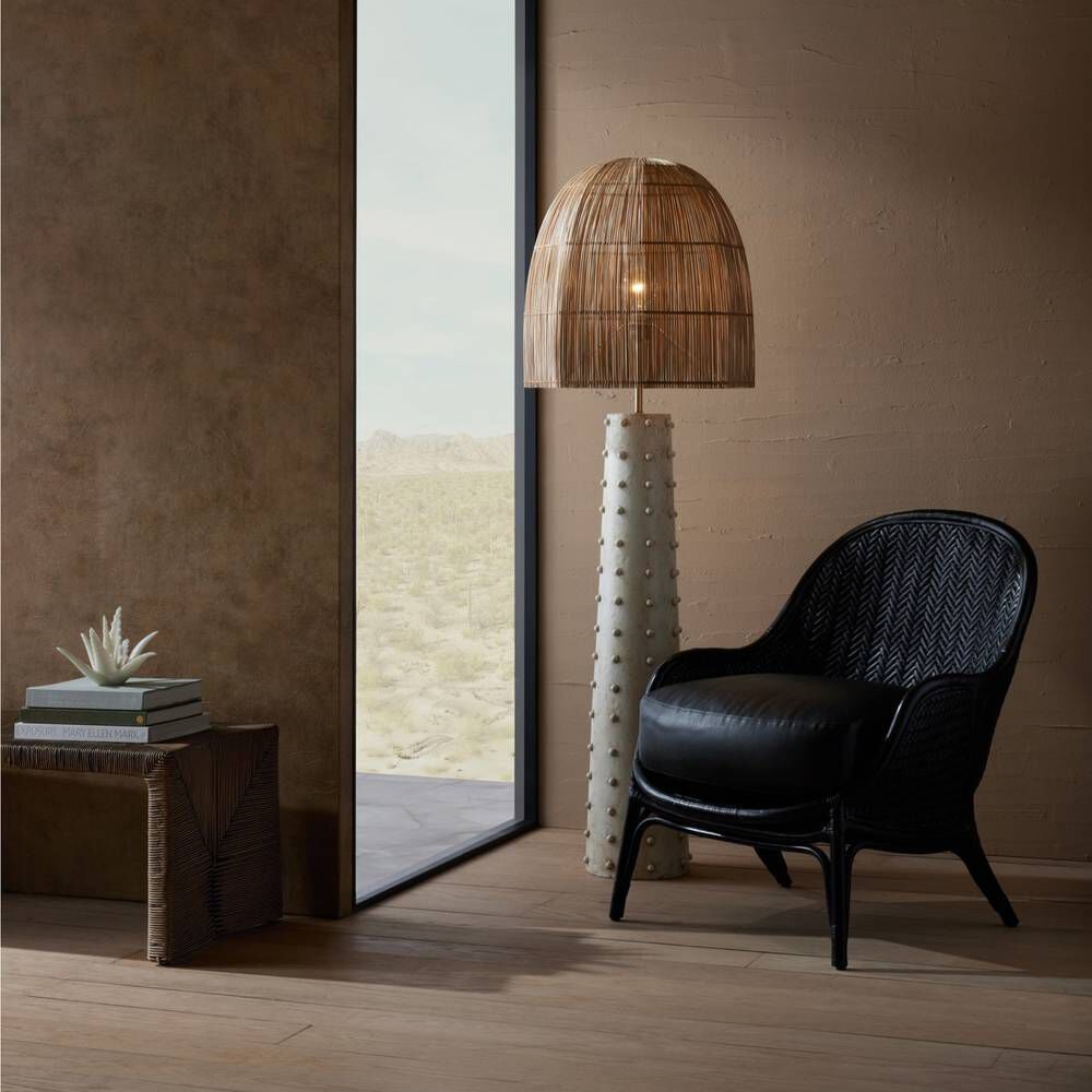 Bonnie 35.5 inch Noir Lounge Chair