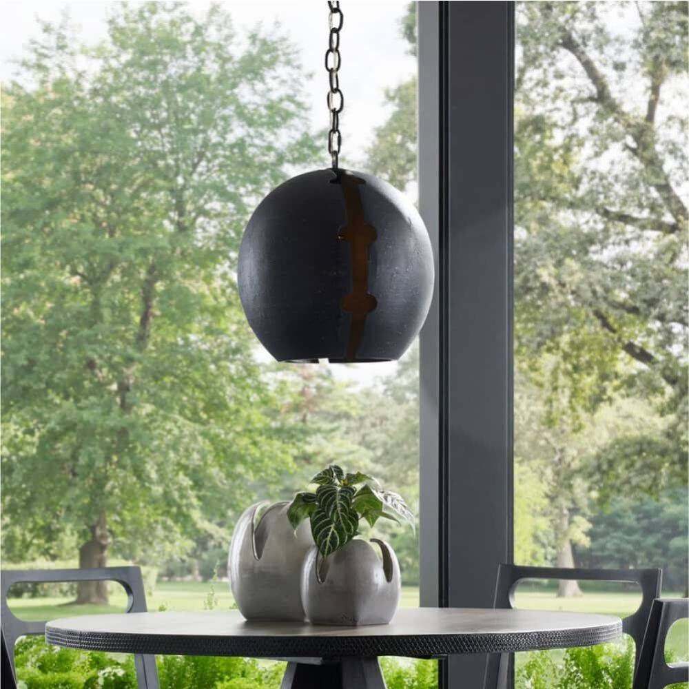 Hartland 1 Light 16 inch Matte Charcoal Pendant Ceiling Light