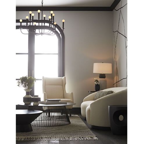 Beckham 32 inch Matte Black Coffee Table