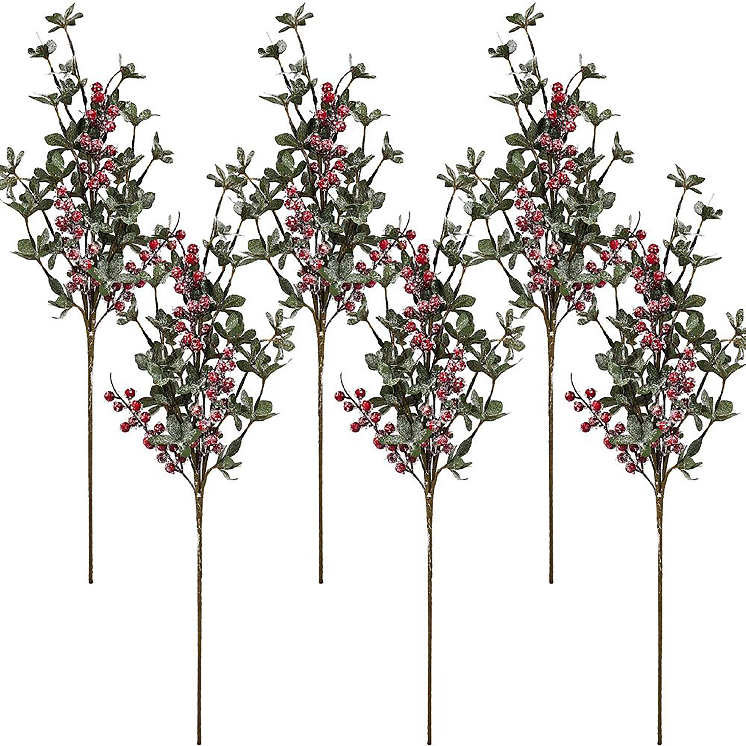 Anita Green and Red Faux Spray