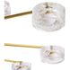 Glacielle 24 Light 54 inch Antique Brass Chandelier Ceiling Light