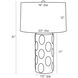Jardanna 31 inch 150 watt Egg Shell Lamp Portable Light