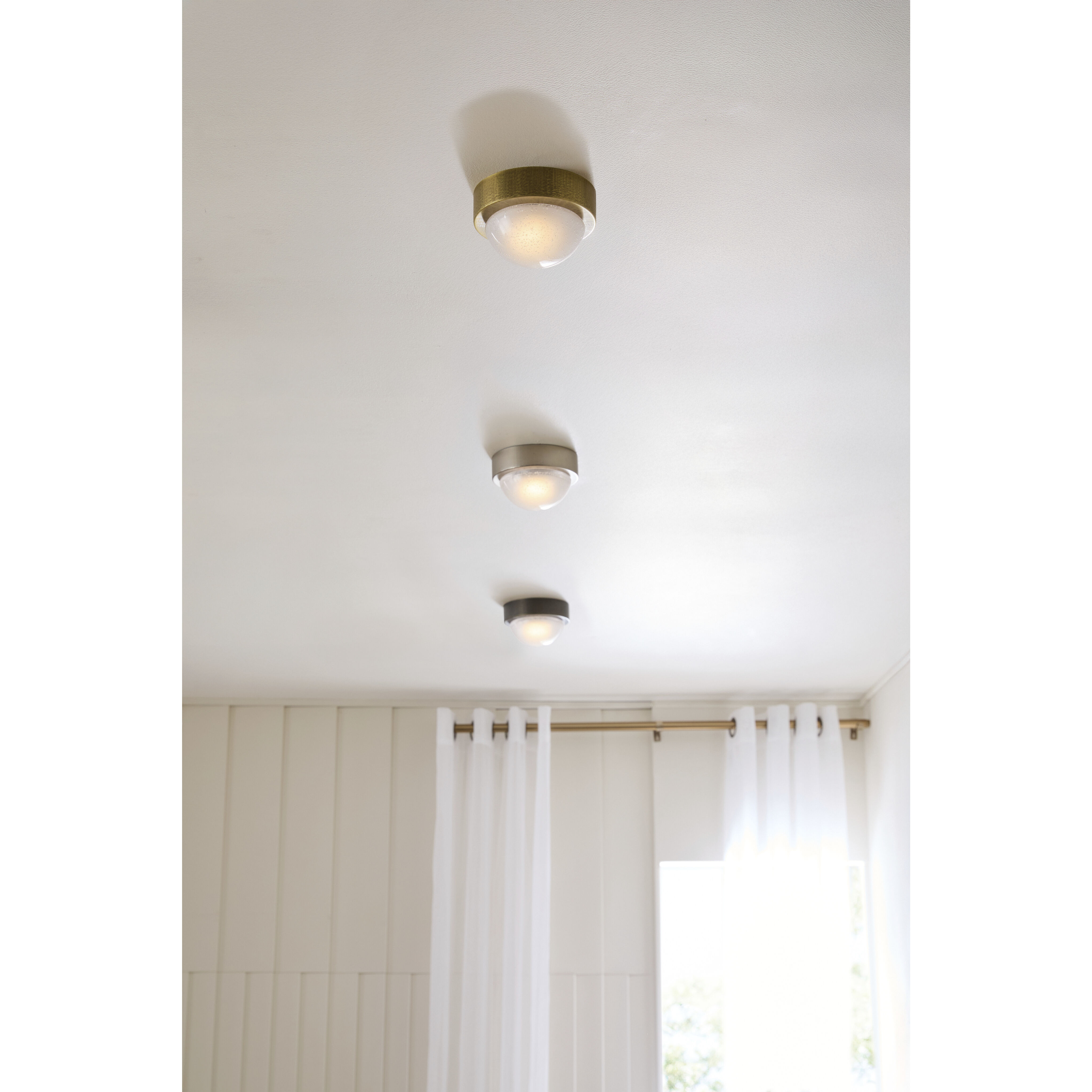 Lennon 1 Light 5.5 inch English Bronze Flush Mount Ceiling Light