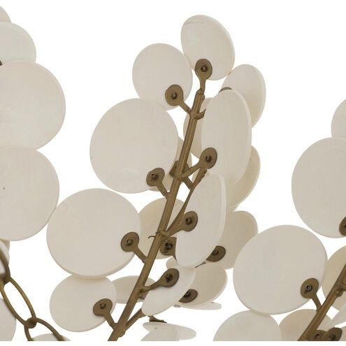 Bilal 8 Light 40 inch Antique Brass Chandelier Ceiling Light