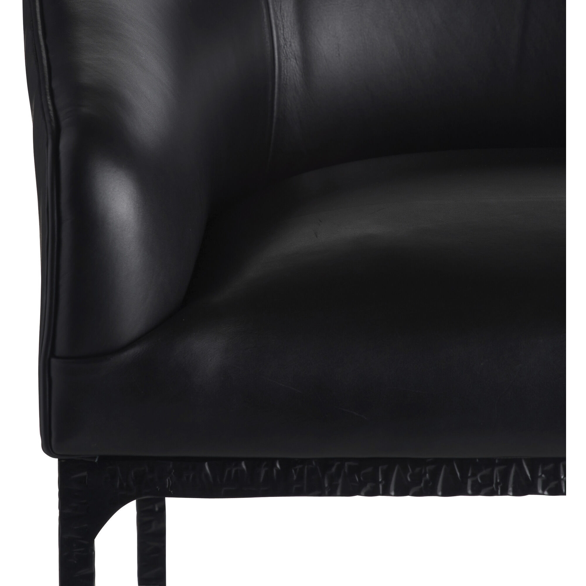 Osbourne 33.5 inch Black and Blackened Iron Counter Stool