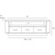 Teton 24 inch Smoke Credenza