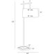 Eileen 60.00 watt Blackened Iron Floor Lamp Portable Light
