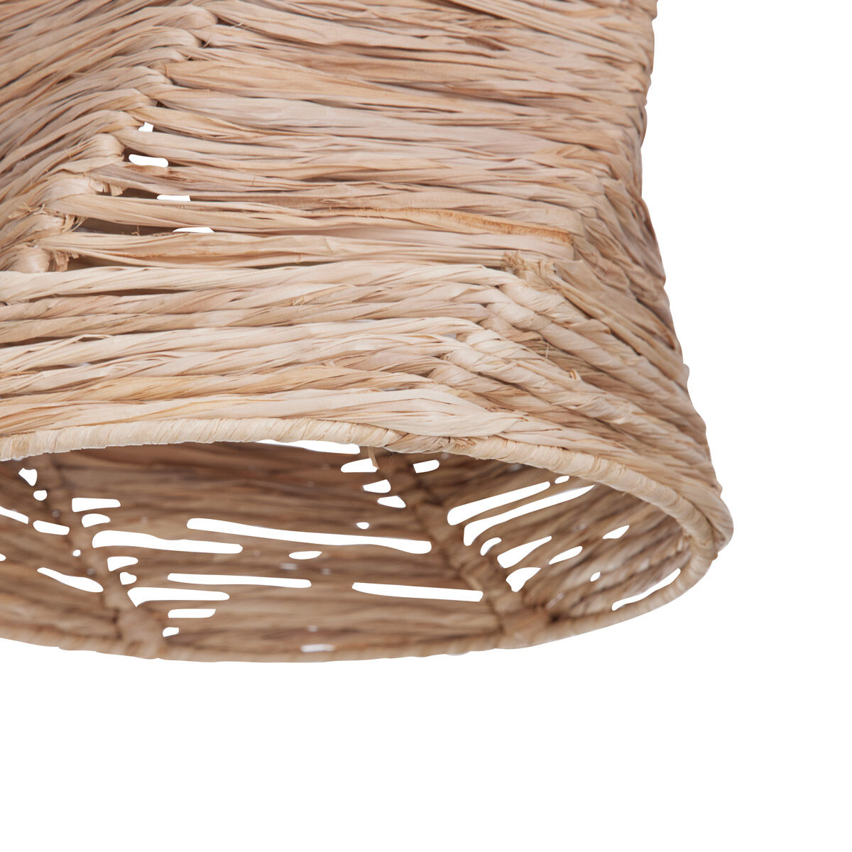 Kish 1 Light 10 inch Natural and Antique Brass Pendant Ceiling Light