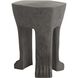 Bruttii 22.5 X 20 inch Matte Carbon Outdoor Accent Table