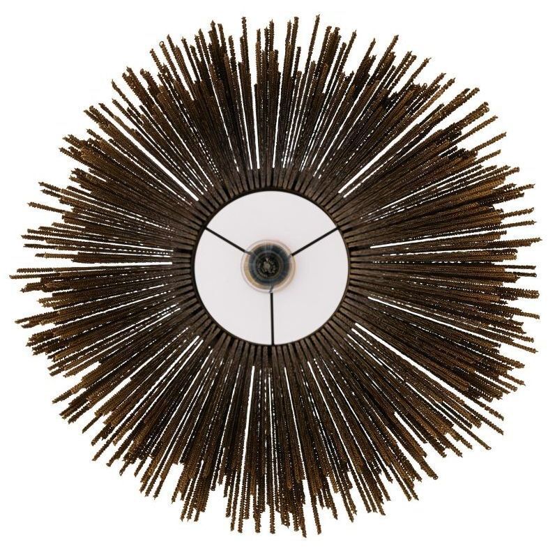 Fatima 1 Light 10 inch Vintage Brass Pendant Ceiling Light