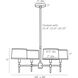 Luciano 4 Light 28 inch Bronze Chandelier Ceiling Light