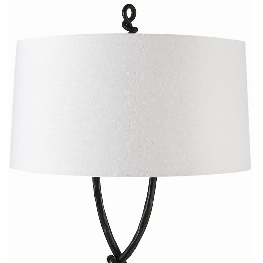 Dutton 150.00 watt Blackened Floor Lamp Portable Light