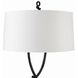 Dutton 150.00 watt Blackened Floor Lamp Portable Light