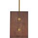 Bali Antique Brass Floor Lamp Portable Light