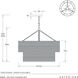 Hecche 6 Light 35 inch Carbon and Bronze Chandelier Ceiling Light
